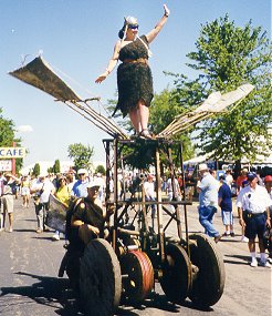 Ornithopter with Wing Walker