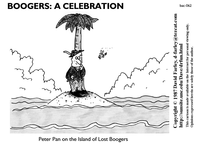 Peter Pan on the Island of Lost Boogers