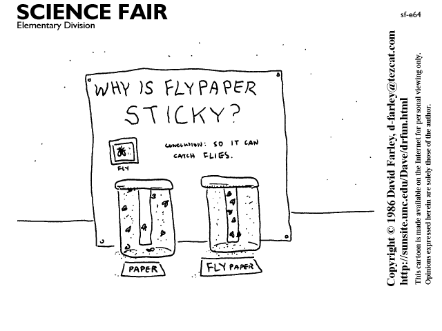 Why is flypaper sticky?