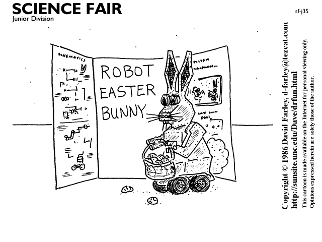 Robot Easter Bunny