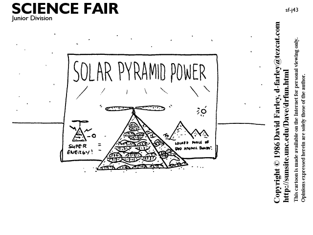 Solar pyramid power